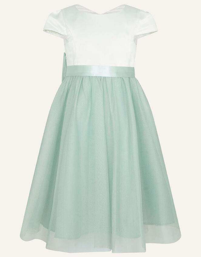 Tulle Bridesmaid Dress, Green (SAGE), large