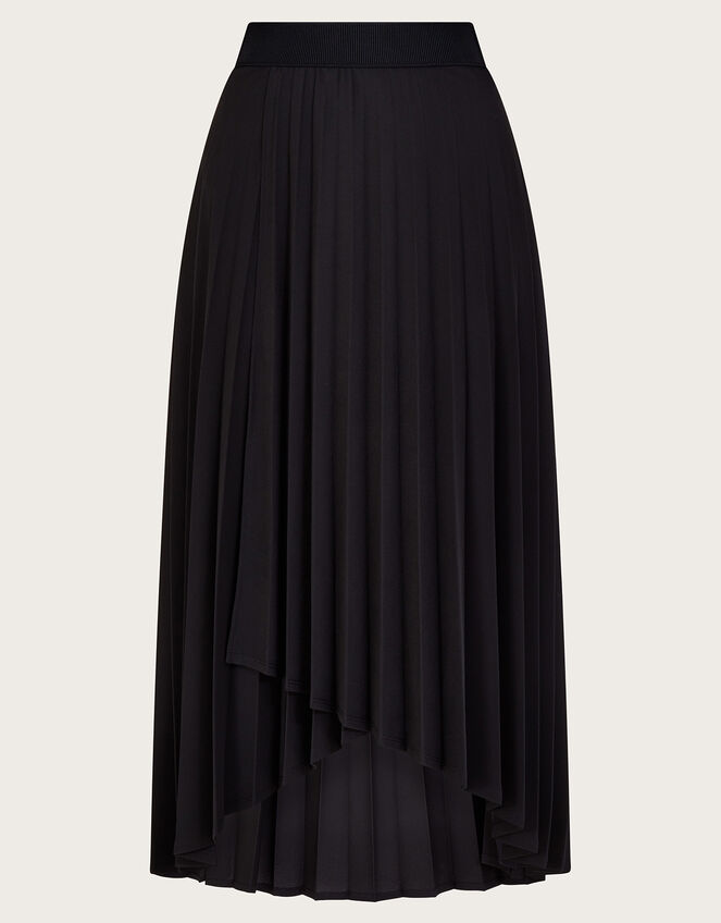 Parly Pleated Skirt, Black (BLACK), large