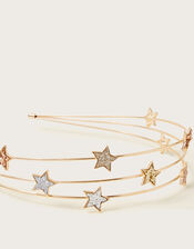 Glitter Stars Metal Headband, , large