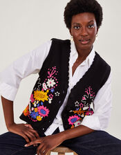 Embellished Waistcoat, Black (BLACK), large