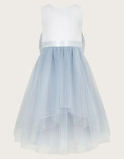 Olivia Organza Bow Dress, Blue (BLUE), large