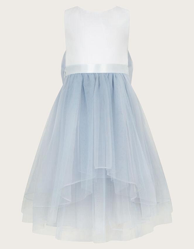 Olivia Organza Bow Dress, Blue (BLUE), large