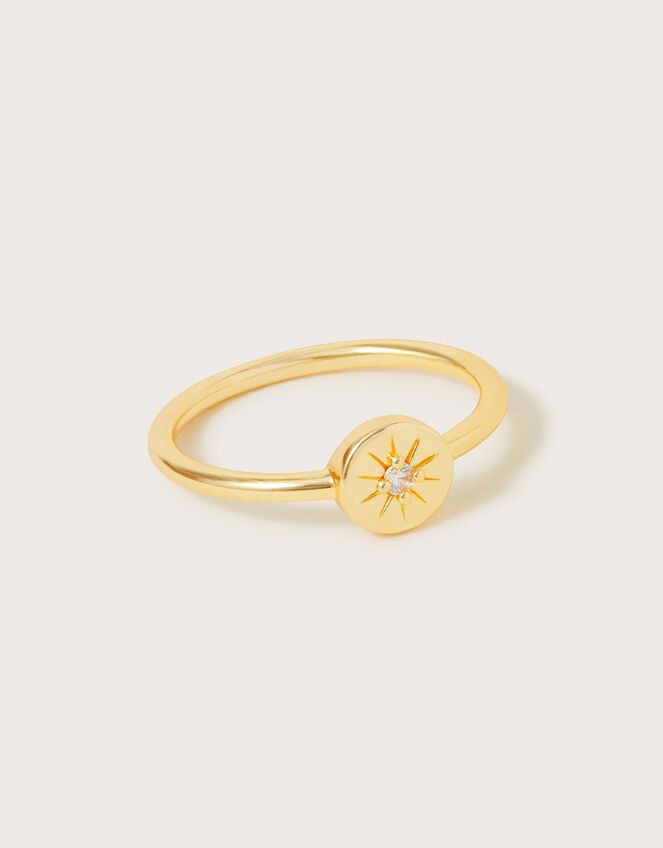 Sparkly Star Ring, Gold (GOLD), large