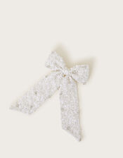 Embellished Hair Bow, , large