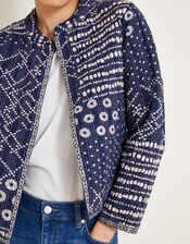 Cindy Patch Print Jacket, Blue (BLUE), large