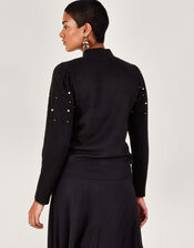 Payal Pearl Jumper, Black (BLACK), large