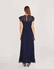 Louise Lace Maxi Dress, Blue (NAVY), large