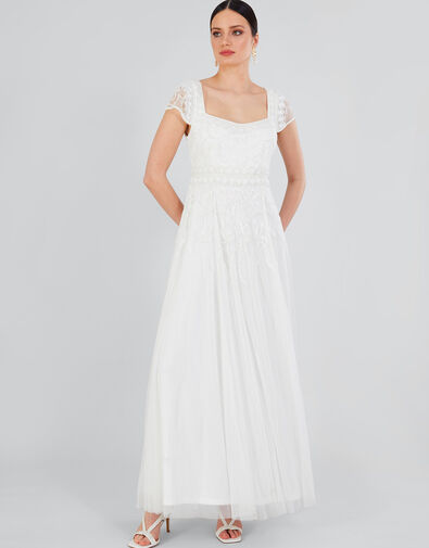 Simone Bridal Maxi Dress, Ivory (IVORY), large