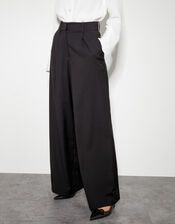 Wendy Wide Leg Trousers, Black (BLACK), large