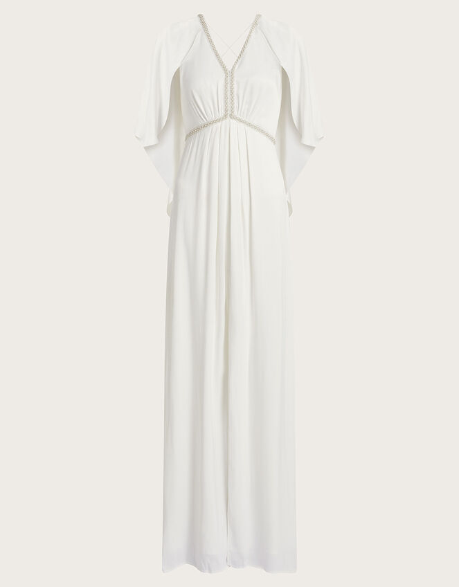 Sophie Satin Bridal Maxi Dress Ivory Wedding Dresses Monsoon Global 4370