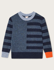 Stripe Colorblock Jumper, Multi (MULTI), large