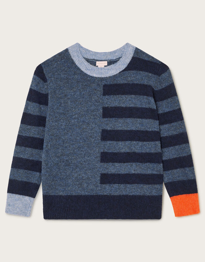 Stripe Colourblock Jumper, Multi (MULTI), large