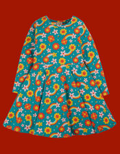 Frugi Sofia Skater Dress, Multi (MULTI), large