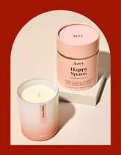 Aery Happy Space Rose Geranium & Amber Candle 200g, , large