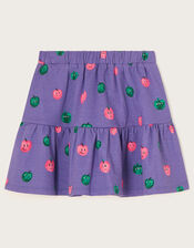 Happy Apples Skirt , Purple (PURPLE), large