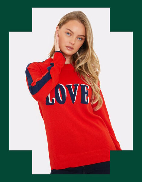 WISPR Love Sweater, Red (RED), large