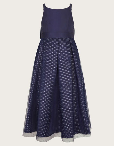 Anastasia Sparkle Mesh Maxi Dress, Blue (NAVY), large