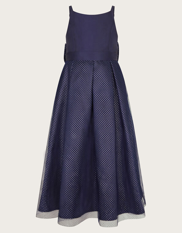 Anastasia Sparkle Mesh Maxi Dress, Blue (NAVY), large
