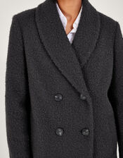 Bobbie Boucle Coat, Gray (CHARCOAL), large