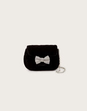 Velvet Bow Bag, , large