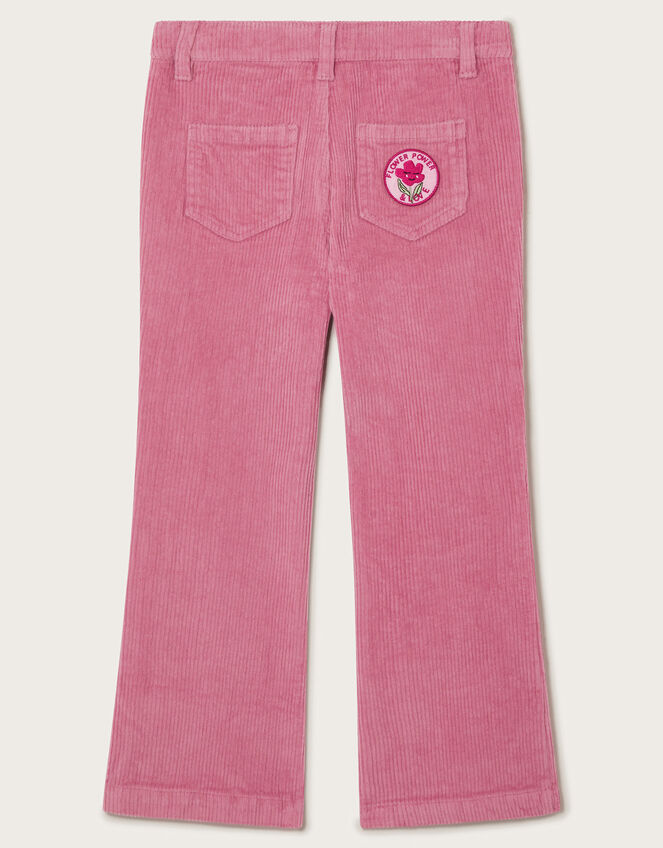 Flower Power Corduroy Trousers, Pink (PINK), large