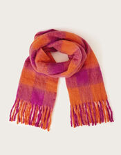 Check Blanket Scarf, , large