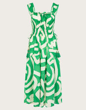 Demi Print Sundress, Green (GREEN), large