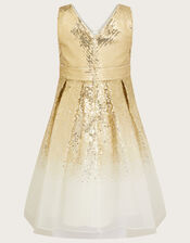 Elle Sequin Party Dress, Gold (GOLD), large