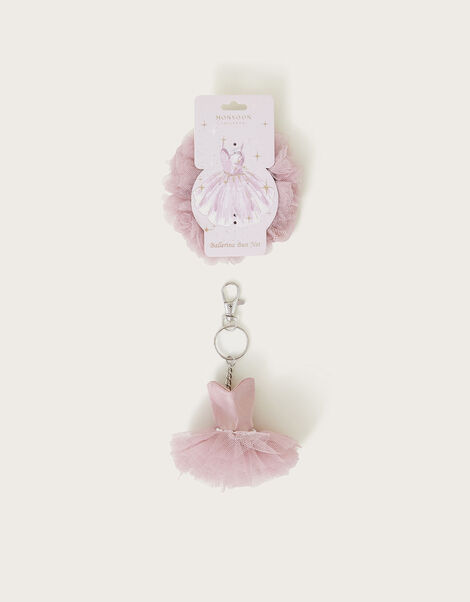 Ballet Net Bun and Keyring Set, , large