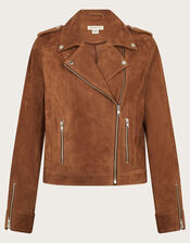 Sienna Suede Jacket , Tan (TAN), large