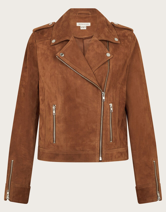 Sienna Suede Jacket , Tan (TAN), large