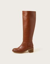 Knee-High Boots, Tan (TAN), large