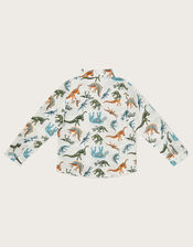 Dinosaur Pocket Shirt, Ivory (IVORY), large