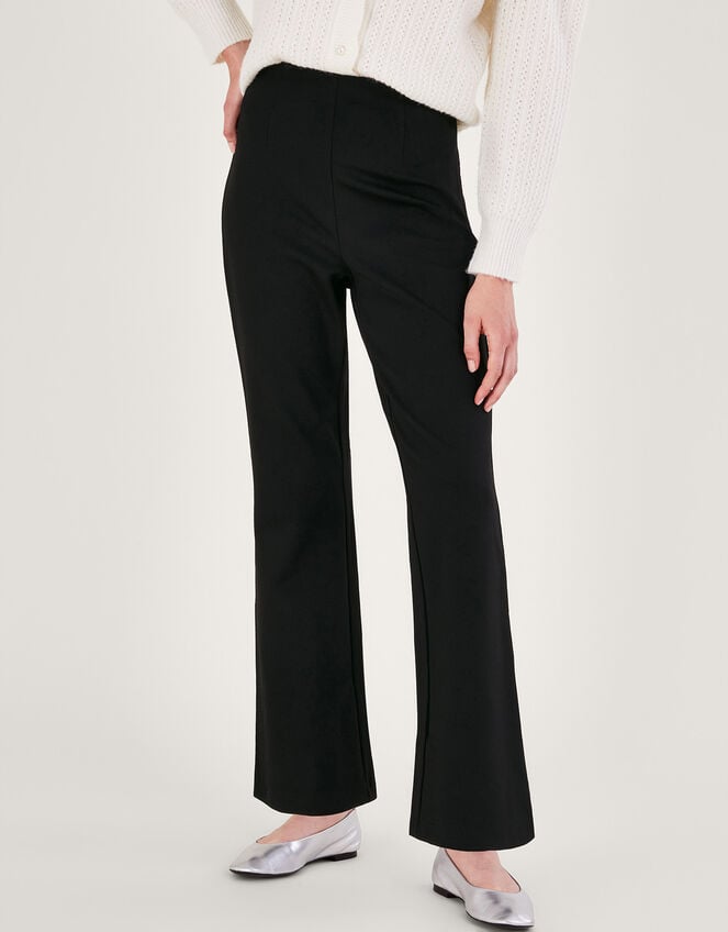 Petra Ponte Trousers, Black (BLACK), large