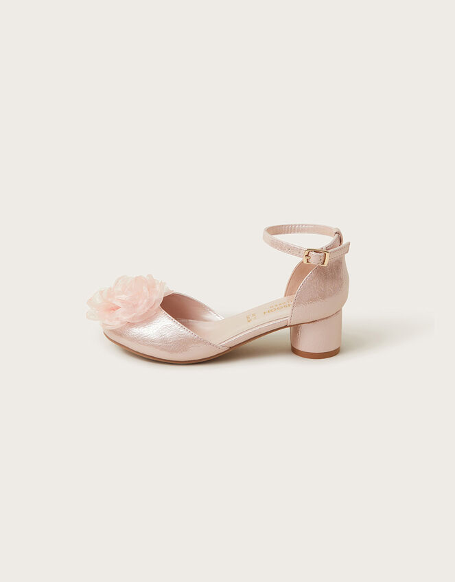 Two-Part Floral Heels, Pink (PINK), large