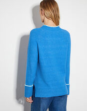 Oti Oversized Sweater, Blue (BLUE), large