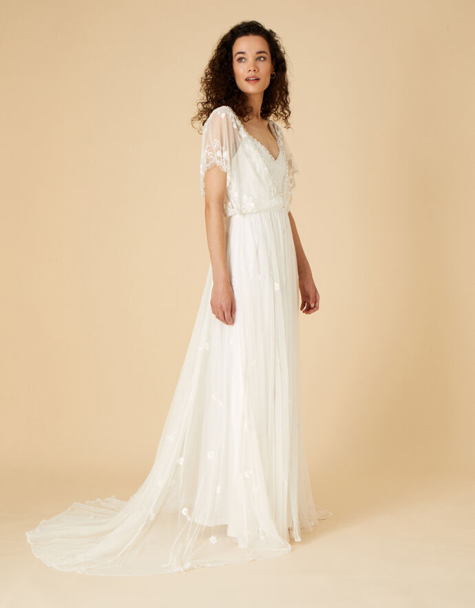 Merle Blouson Bridal Maxi Dress Ivory | Wedding Dresses | Monsoon Global.