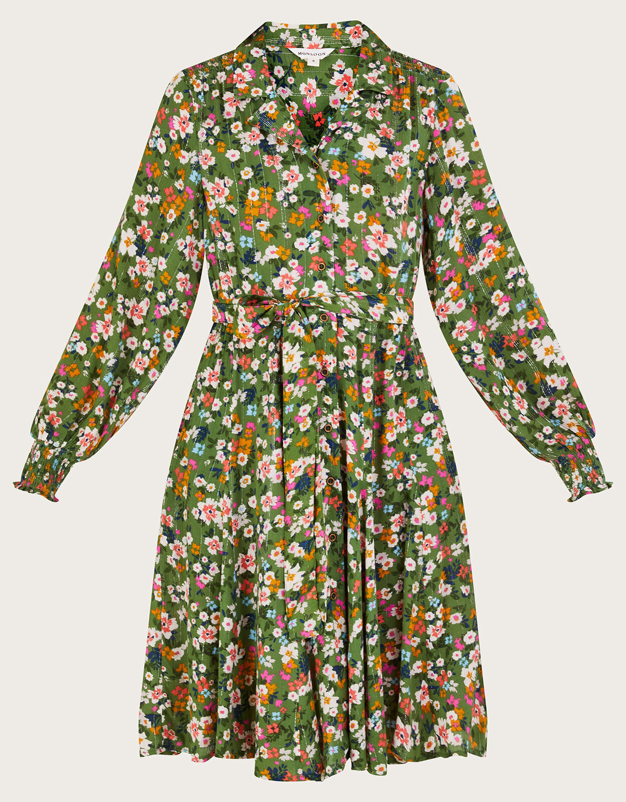 Ditsy Floral Dress Green | Day Dresses | Monsoon US.