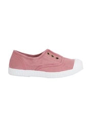 Hampton Canvas Plum Plimsolls, Pink (DUSKY PINK), large