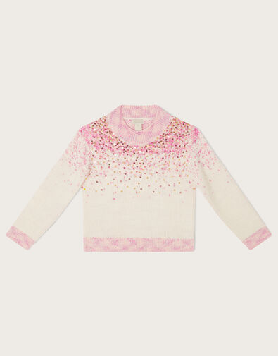 Sequin Jumper, Pink (PINK), large