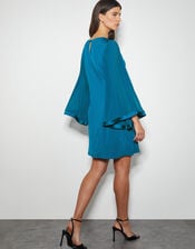 Win Jersey Cape Sleeve Tunic Dress, Teal (TEAL), large