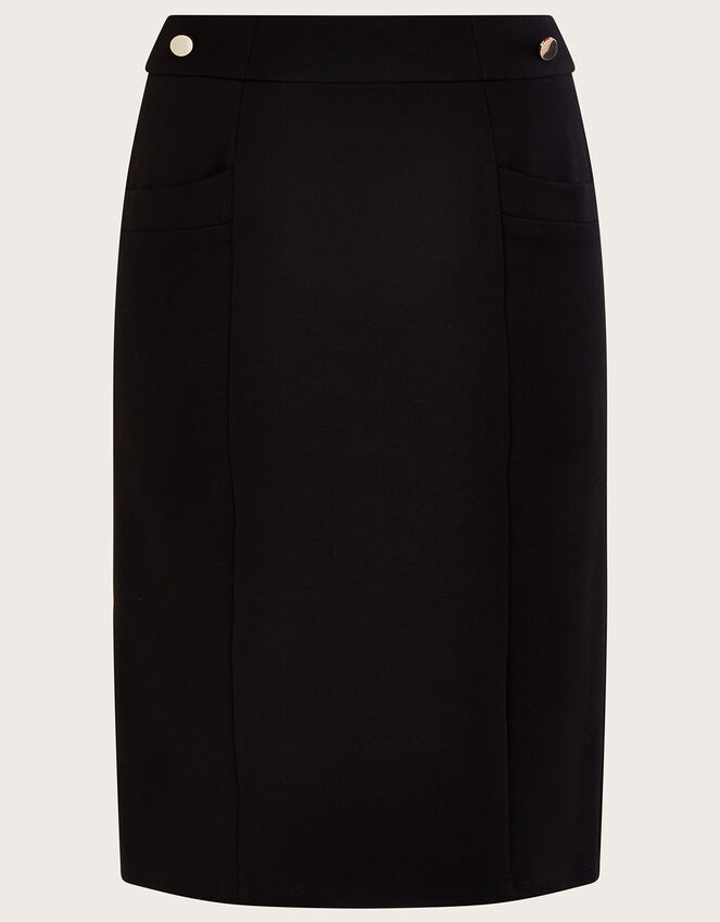 Ponte Pencil Skirt with LENZING™ ECOVERO™ Black, Skirts