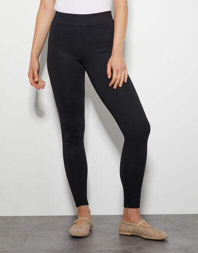 Pree High Rise Ponte Leggings, Black (BLACK), large