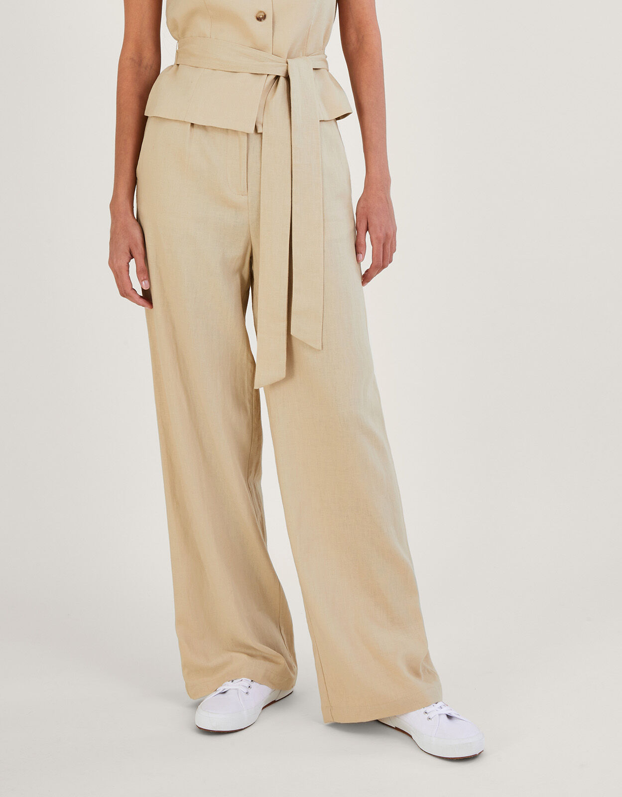 Monsoon emma linen discount trousers