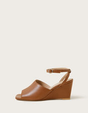 Wedge Sandals, Tan (TAN), large