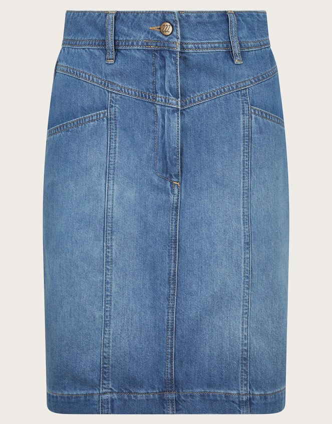 Anisa Denim Mini Skirt, Blue (DENIM BLUE), large