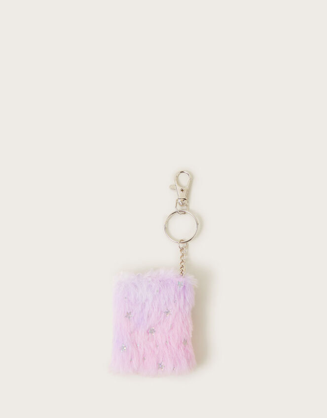 Faux Fur Unicorn Mini Notebook, , large