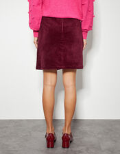 Amy Mini Skirt, Red (BURGUNDY), large