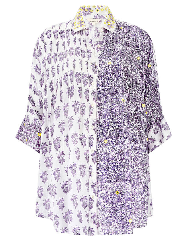 East Mirror Embellished Blouse, Purple (LILAC), large