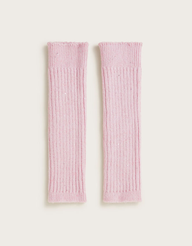 Sequin Rib Leg Warmers, , large